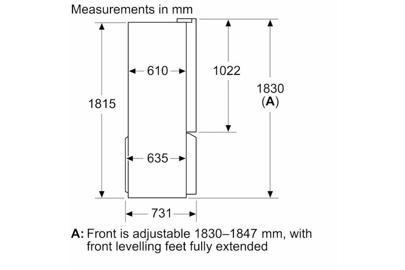 Siemens iQ300 Freestanding Fridge Freezer | KF96NAXEAG Siemens iQ300 Freestanding Fridge Freezer | KF96NAXEAG