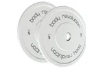 Body Revolution Olympic Bumper Plates Colour 5kg Pair Body Revolution Olympic Bumper Plates Colour 5kg Pair