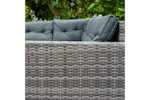 Monstershop Rattan Corner Sofa Set | Light Grey Monstershop Rattan Corner Sofa Set | Light Grey