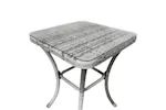Monstershop Rattan Bistro Garden Furniture Set | Light Grey Monstershop Rattan Bistro Garden Furniture Set | Light Grey