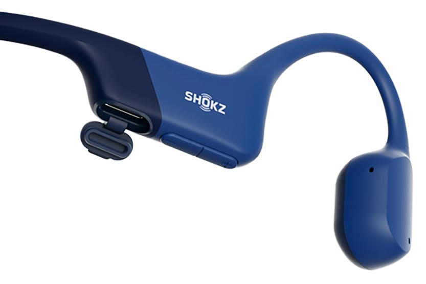 Shokz OpenRun Open-Ear Wireless Sport Headphones | Blue Shokz OpenRun Open-Ear Wireless Sport Headphones | Blue