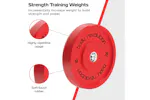 Body Revolution Olympic Bumper Plates Colour 25kg Pair Body Revolution Olympic Bumper Plates Colour 25kg Pair