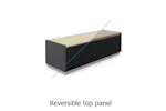 Alphason Horizon Reversible TV Stand 1200 | Walnut & Light Oak Alphason Horizon Reversible TV Stand 1200 | Walnut & Light Oak