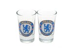 Chelsea F.c. Shot Glasses Set Of 2 Chelsea F.c. Shot Glasses Set Of 2