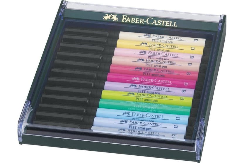 Faber-castell Fc267420 - Pitt Artist Brush Pen Set Of 12 Pas Faber-castell Fc267420 - Pitt Artist Brush Pen Set Of 12 Pas