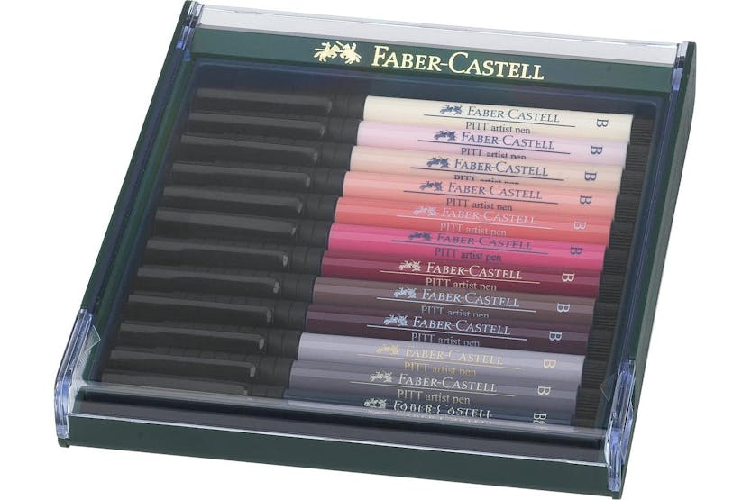 Faber-castell Fc267424 - Pitt Artist Brush Pen Set Of 12 Ski Faber-castell Fc267424 - Pitt Artist Brush Pen Set Of 12 Ski