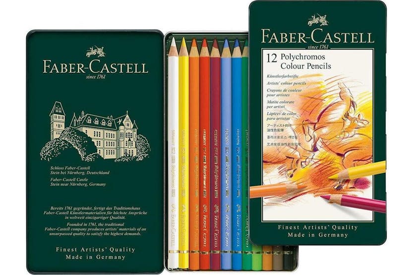 Faber-castell Fc110012 - Tin Of 12 Polychromos Artists' Penc Faber-castell Fc110012 - Tin Of 12 Polychromos Artists' Penc