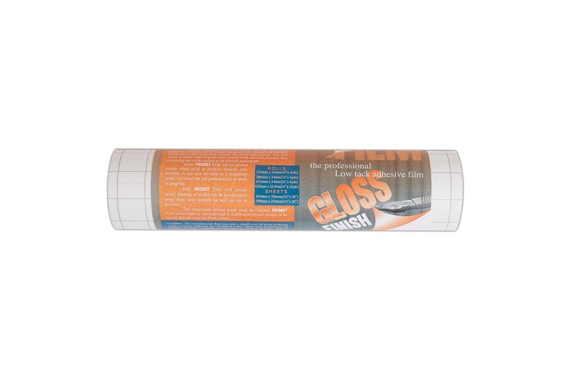 Frisket Sa52700 - Low Tack Film Gloss Roll 254mm X 3.66m Frisket Sa52700 - Low Tack Film Gloss Roll 254mm X 3.66m