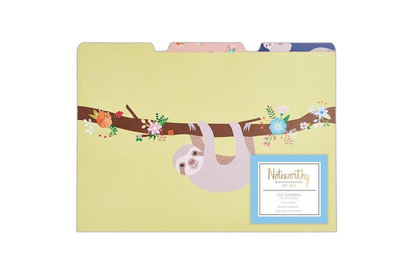 Noteworthy Not 245102 - Files Dividers (3pcs) - It's A Sloth Noteworthy Not 245102 - Files Dividers (3pcs) - It's A Sloth