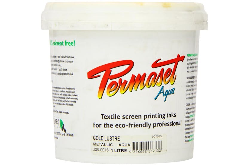 Permaset Sr001605 - Aqua Metallic 1 Litre Gold Lustre Permaset Sr001605 - Aqua Metallic 1 Litre Gold Lustre