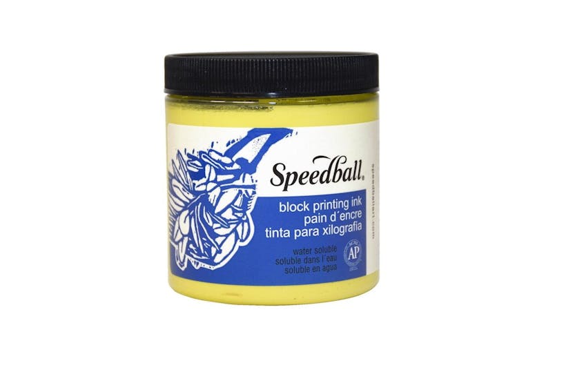 Speedball Sb003805 - 8 Oz. Water-soluble Block Ink Yellow Speedball Sb003805 - 8 Oz. Water-soluble Block Ink Yellow