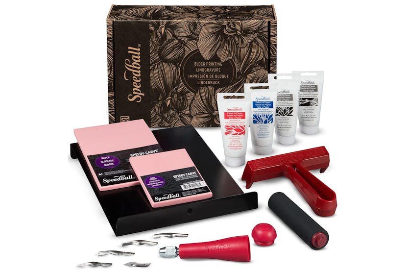 Speedball Sb003484 - Deluxe Block Printing Fabric Kit Speedball Sb003484 - Deluxe Block Printing Fabric Kit