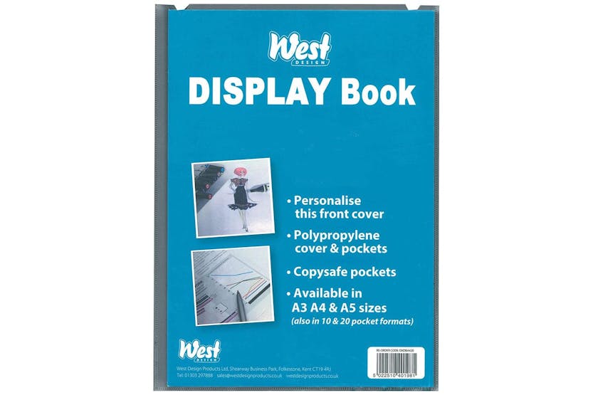 Westfolio Dkdba310 - A3 Display Book Fixed 10 Pockets Westfolio Dkdba310 - A3 Display Book Fixed 10 Pockets