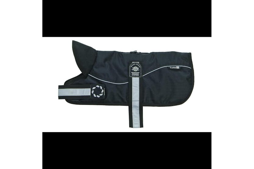 Outhwaite Pei-260610 - Reflective Black On Black Padded Harn Outhwaite Pei-260610 - Reflective Black On Black Padded Harn