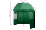 Vidaxl 91028 Fishing Umbrella Green 300x240 Cm Vidaxl 91028 Fishing Umbrella Green 300x240 Cm