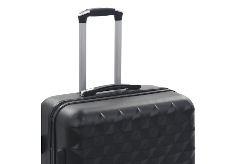 Vidaxl 91886 Hardcase Trolley Set 3 Pcs Black Abs Vidaxl 91886 Hardcase Trolley Set 3 Pcs Black Abs