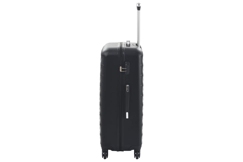 Vidaxl 91886 Hardcase Trolley Set 3 Pcs Black Abs Vidaxl 91886 Hardcase Trolley Set 3 Pcs Black Abs