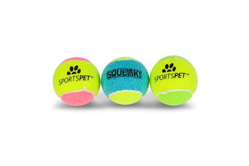 Sportspet Pei-39723 - Sportspet Tennis Ball Medium 3 Pack Wi Sportspet Pei-39723 - Sportspet Tennis Ball Medium 3 Pack Wi