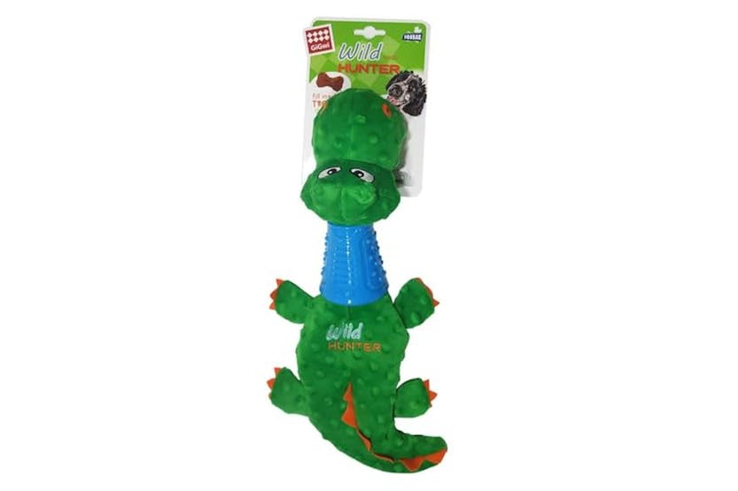Gigwi Pei-265920 - Gigwi Crocodile Plush Dog Toy With Tpr Ne Gigwi Pei-265920 - Gigwi Crocodile Plush Dog Toy With Tpr Ne