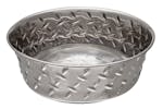 Loving Pets Pei-264834 - Diamond Plate Bowl With Non-skid Bo Loving Pets Pei-264834 - Diamond Plate Bowl With Non-skid Bo