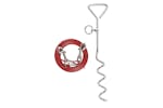 Kerbl Ker-83543 - Spiral Stake 8 Mm X 40cm With Yard Lead 5m Kerbl Ker-83543 - Spiral Stake 8 Mm X 40cm With Yard Lead 5m