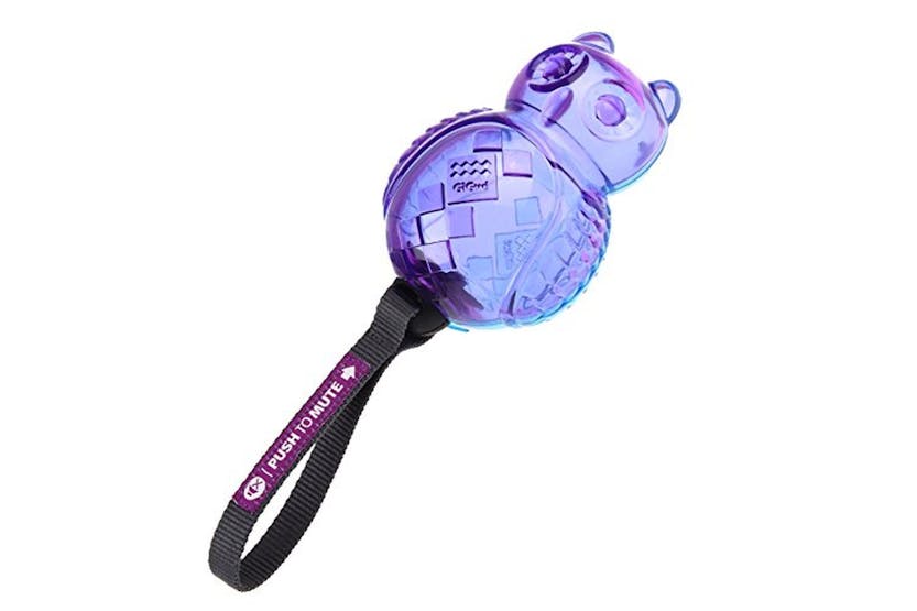 Gigwi Pei-266471 - Gigwi Push To Mute Transparent Owl Purple Gigwi Pei-266471 - Gigwi Push To Mute Transparent Owl Purple