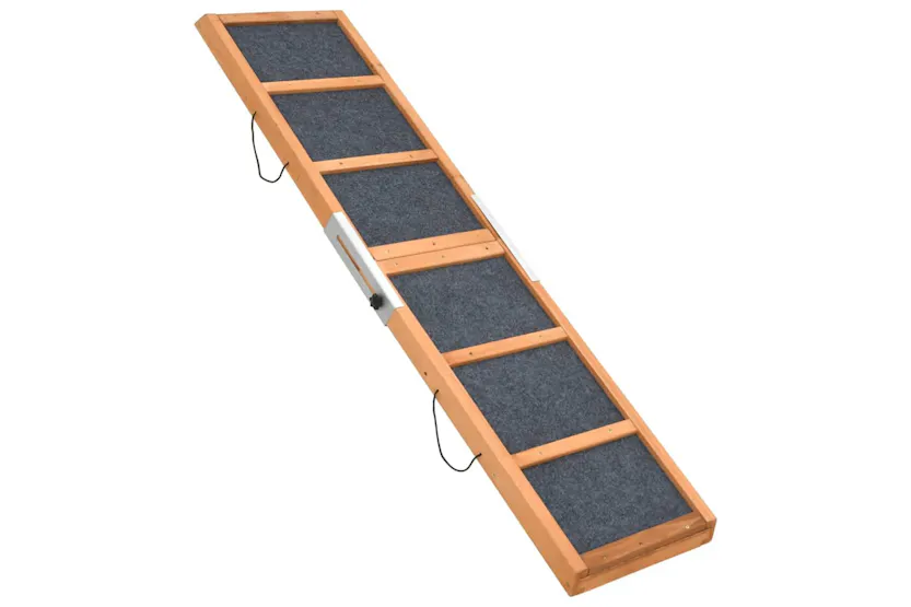 Vidaxl Dog Ramp Grey 120x30 Cm Solid Wood Fir Vidaxl Dog Ramp Grey 120x30 Cm Solid Wood Fir