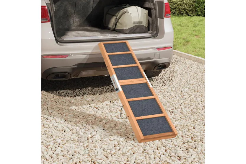 Vidaxl Dog Ramp Grey 120x30 Cm Solid Wood Fir Vidaxl Dog Ramp Grey 120x30 Cm Solid Wood Fir