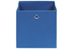 Vidaxl 288339 Storage Boxes 10 Pcs Blue 32x32x32 Cm Fabric Vidaxl 288339 Storage Boxes 10 Pcs Blue 32x32x32 Cm Fabric
