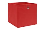 Vidaxl 288363 Storage Boxes 10 Pcs Red 32x32x32 Cm Fabric Vidaxl 288363 Storage Boxes 10 Pcs Red 32x32x32 Cm Fabric