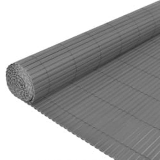 Vidaxl 317165 Double-sided Garden Fence 110x500 Cm Grey Vidaxl 317165 Double-sided Garden Fence 110x500 Cm Grey