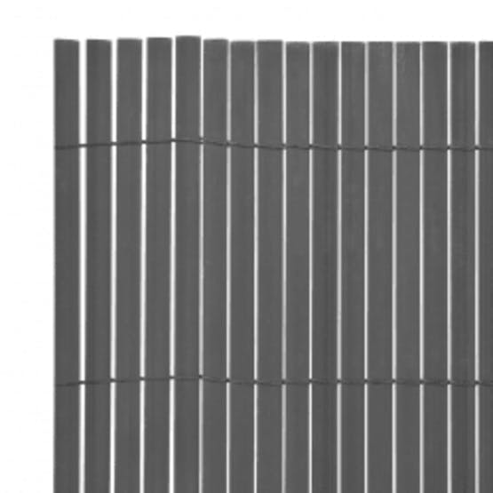Vidaxl 317165 Double-sided Garden Fence 110x500 Cm Grey Vidaxl 317165 Double-sided Garden Fence 110x500 Cm Grey