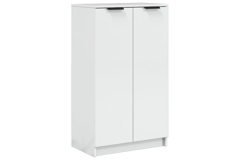 Vidaxl 811445 Shoe Cabinet High Gloss White 59x35x100 Cm Engineered Wood Vidaxl 811445 Shoe Cabinet High Gloss White 59x35x100 Cm Engineered Wood