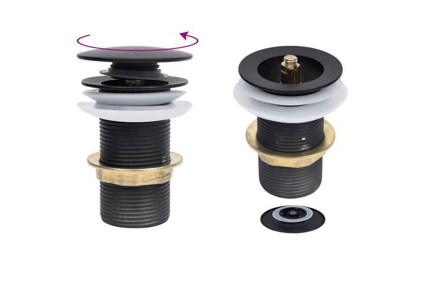 Vidaxl 3098450 Bathroom Sink With Tap And Push Drain Black Tempered Glass Vidaxl 3098450 Bathroom Sink With Tap And Push Drain Black Tempered Glass