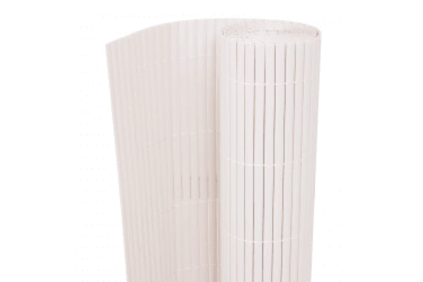 Vidaxl 317156 Double-sided Garden Fence 110x400 Cm White Vidaxl 317156 Double-sided Garden Fence 110x400 Cm White