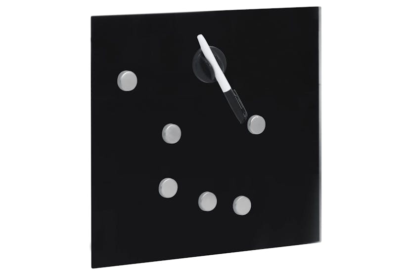 Vidaxl Key Box With Magnetic Board Black 35x35x5.5 Cm Vidaxl Key Box With Magnetic Board Black 35x35x5.5 Cm