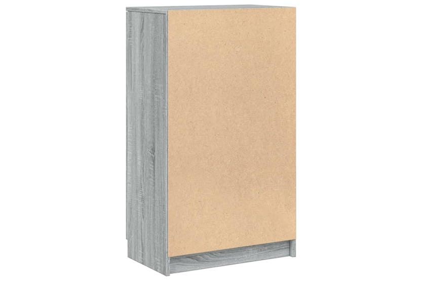 Vidaxl 817109 Shoe Cabinet Grey Sonoma 59x35x100 Cm Engineered Wood Vidaxl 817109 Shoe Cabinet Grey Sonoma 59x35x100 Cm Engineered Wood