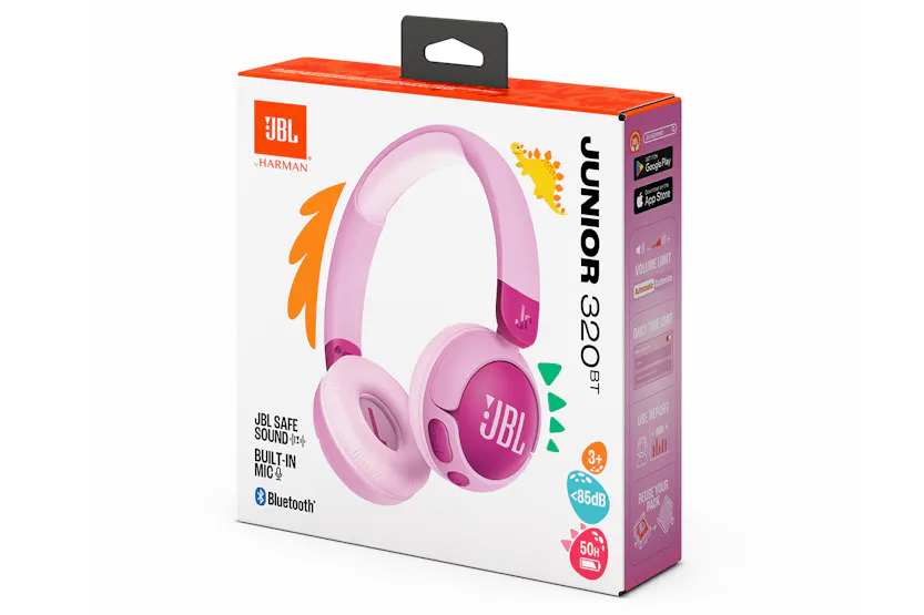 JBL Junior 320BT On-Ear Wireless Kids Headphones | Purple JBL Junior 320BT On-Ear Wireless Kids Headphones | Purple