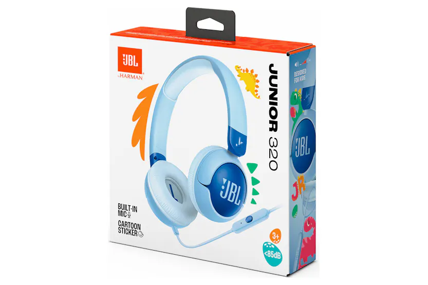 JBL Junior 320 Over-Ear Kids Headphones | Blue JBL Junior 320 Over-Ear Kids Headphones | Blue
