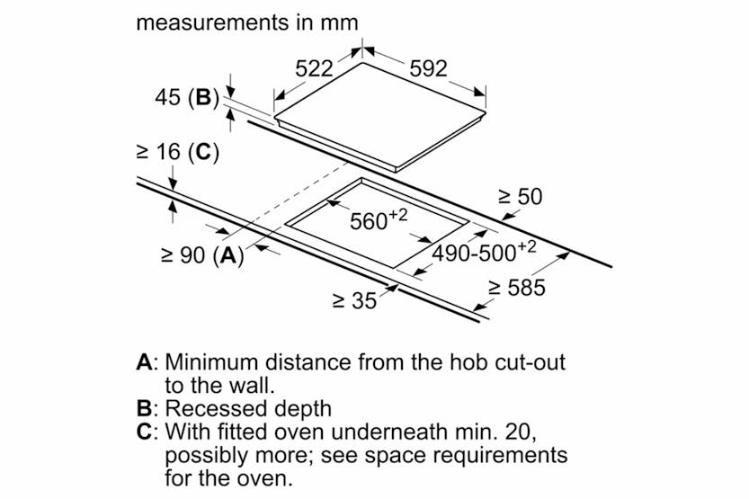 Bosch Series 2 60cm Built-in Ceramic Hob | PKE61RAA8B Bosch Series 2 60cm Built-in Ceramic Hob | PKE61RAA8B