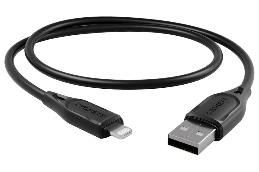 Cygnett Lightning to USB-A Cable | 1m | Black Cygnett Lightning to USB-A Cable | 1m | Black