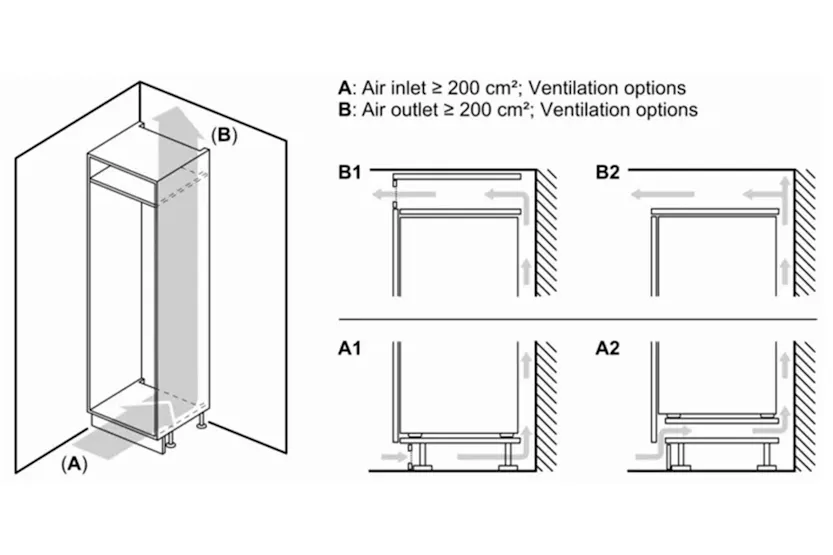 Bosch Built-in Larder Freezer | GIN81VEE0G Bosch Built-in Larder Freezer | GIN81VEE0G
