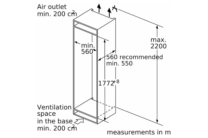 Bosch Built-in Larder Freezer | GIN81VEE0G Bosch Built-in Larder Freezer | GIN81VEE0G