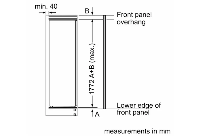 Bosch Built-in Larder Freezer | GIN81VEE0G Bosch Built-in Larder Freezer | GIN81VEE0G