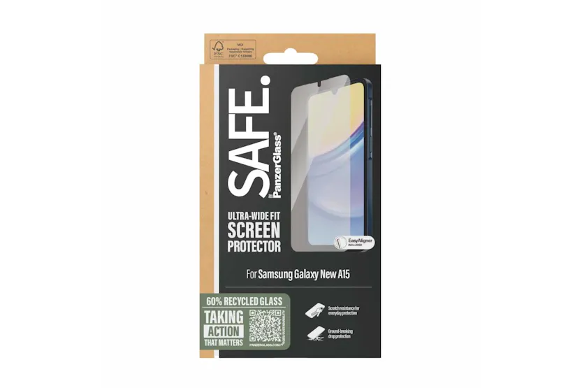PanzerGlass Samsung Galaxy A16/A16 5G Ultra-Wide Fit Screen Protector Glass PanzerGlass Samsung Galaxy A16/A16 5G Ultra-Wide Fit Screen Protector Glass