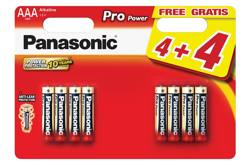Panasonic PP Gold AAA Batteries | 4+4 Free Panasonic PP Gold AAA Batteries | 4+4 Free