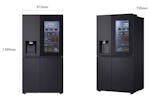 LG Side-by-Side American Fridge Freezers | GSXE91EVAD LG Side-by-Side American Fridge Freezers | GSXE91EVAD