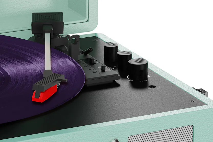 Mixx Revival 55 Stereo Vinyl Record Player | MRRP-55-GR-491 | Green Mixx Revival 55 Stereo Vinyl Record Player | MRRP-55-GR-491 | Green