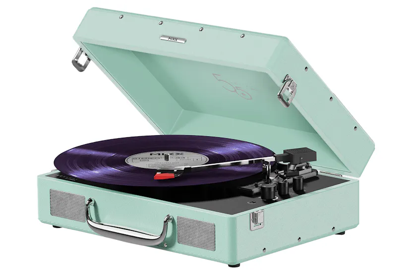 Mixx Revival 55 Stereo Vinyl Record Player | MRRP-55-GR-491 | Green Mixx Revival 55 Stereo Vinyl Record Player | MRRP-55-GR-491 | Green
