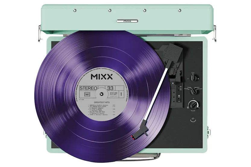 Mixx Revival 55 Stereo Vinyl Record Player | MRRP-55-GR-491 | Green Mixx Revival 55 Stereo Vinyl Record Player | MRRP-55-GR-491 | Green